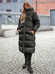 Dámská Bunda Černá OZONEE JS/5M3163/392Z