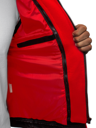 Pánská Bunda Černo-Červená OZONEE N/6129