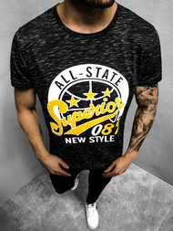 Pánské Tričko Černé OZONEE JS/KS2043Z