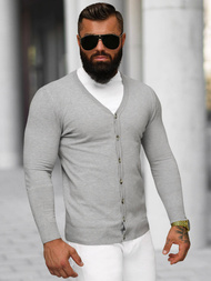 Pánský Svetr Šedý OZONEE NB/MM6006/2Z