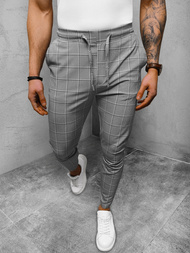 Pánské Chino Kalhoty Šedé OZONEE DJ/2299/22