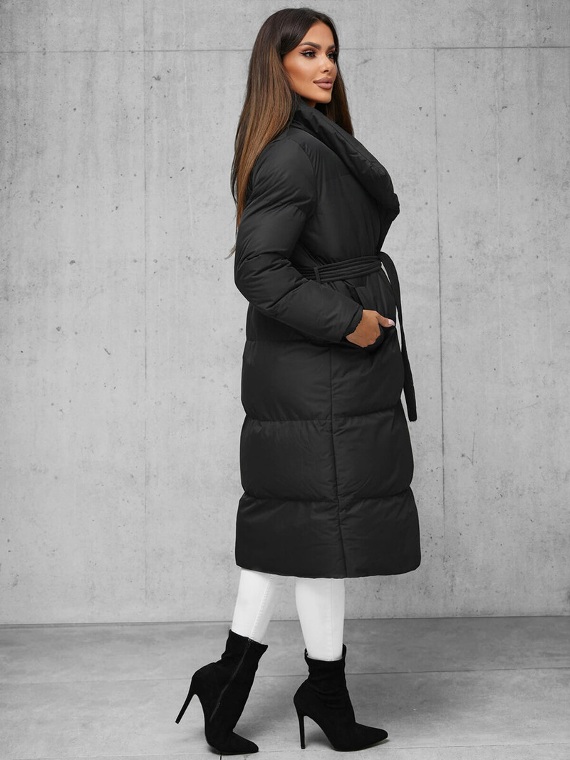 Dámská Bunda Černá OZONEE JS/M737/392Z