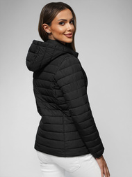 Dámská Bunda Černá OZONEE JS/16M9103/392