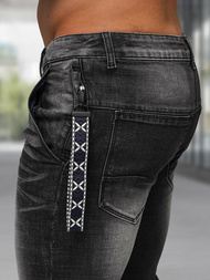 Pánské Džíny Černé OZONEE NB/MP0091N