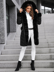 Dámská Bunda Černá OZONEE JS/5M3156/392