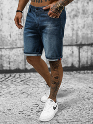 Pánské Džínové Kraťasy Tmavě-Modré OZONEE NB/MP0264BS