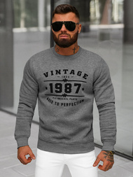 Pánská Mikina Grafitová OZONEE JS/8B1359/5