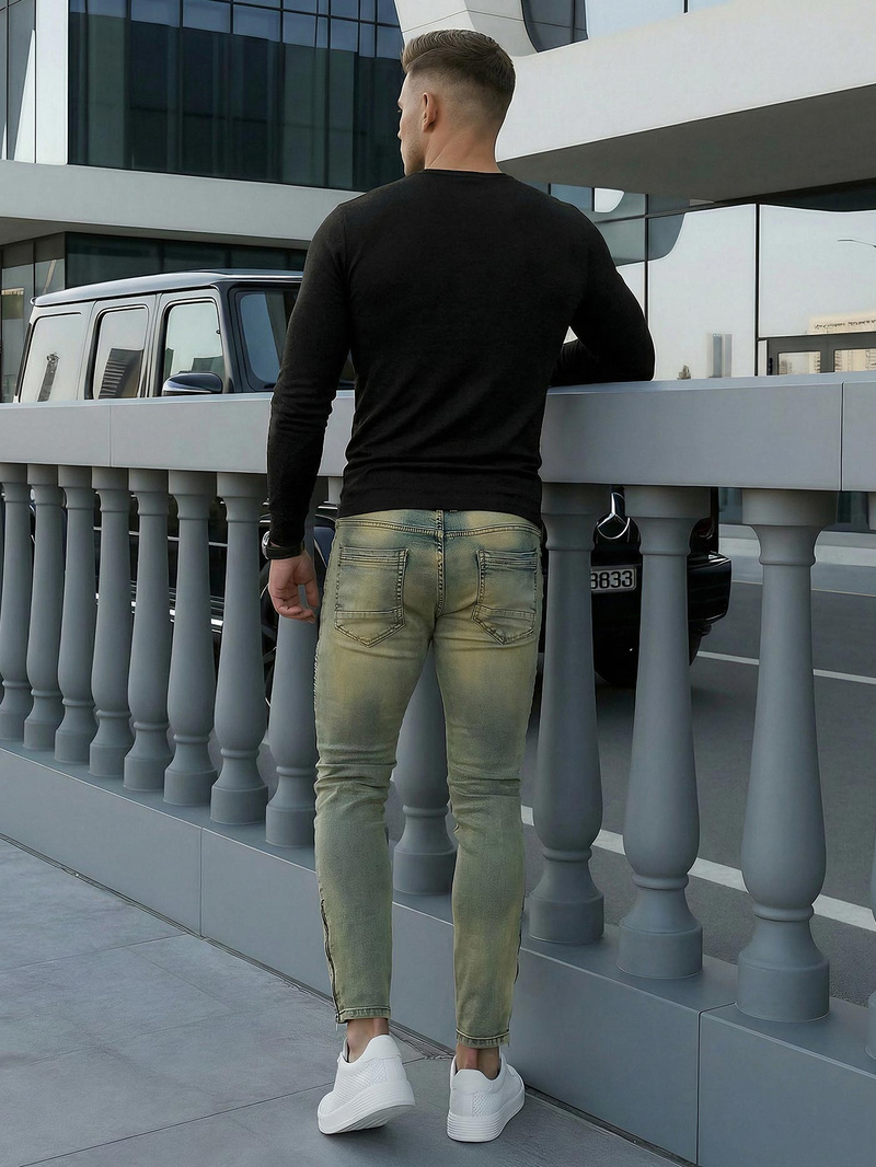 Pánské Džíny Modré OZONEE O/EM8951Z