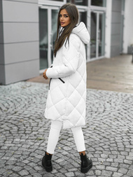 Dámská Bunda Bílá OZONEE JS/5M3168/281Z
