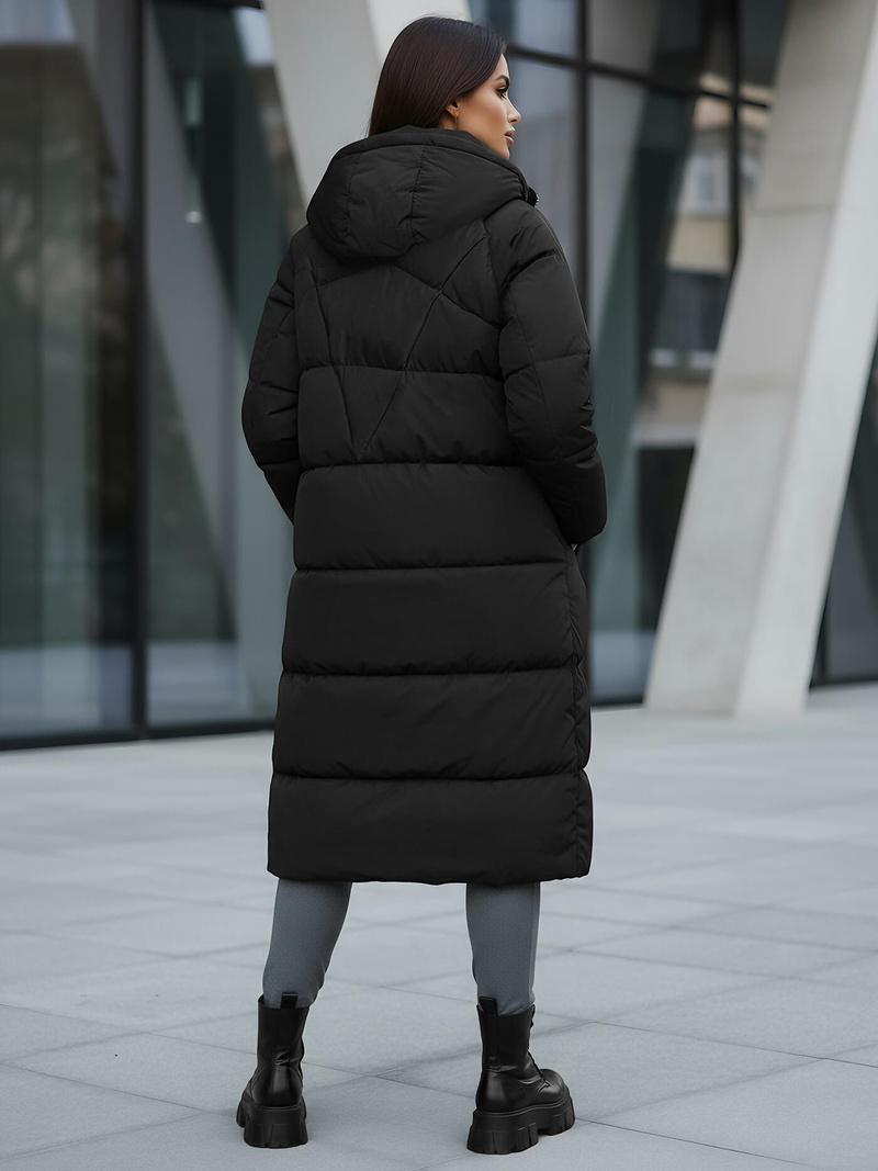 Dámská Bunda Černá OZONEE JS/5M3163/392Z