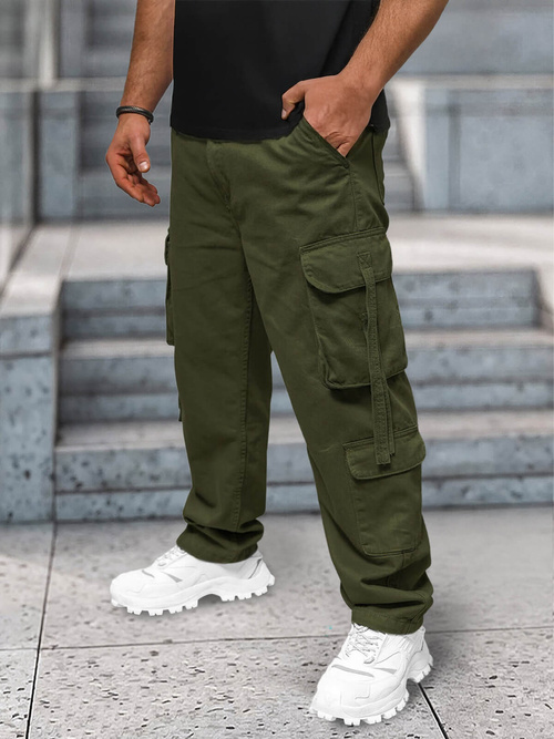 Pánské Kalhoty Khaki OZONEE O/E9838J