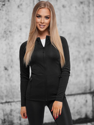 Dámská Mikina Černá OZONEE JS/HD154/1Z