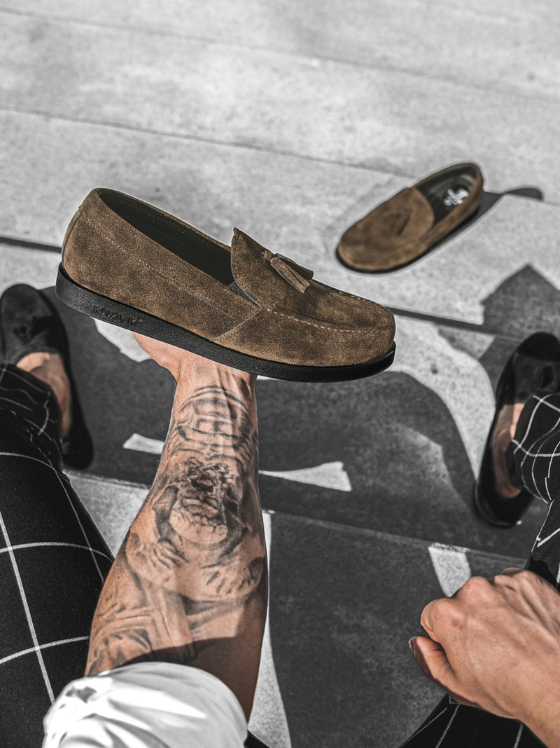 Pánské Boty Slip-On Hnědé O/KN07