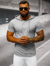 Pánské Tričko Šedý OZONEE JS/8T89/2