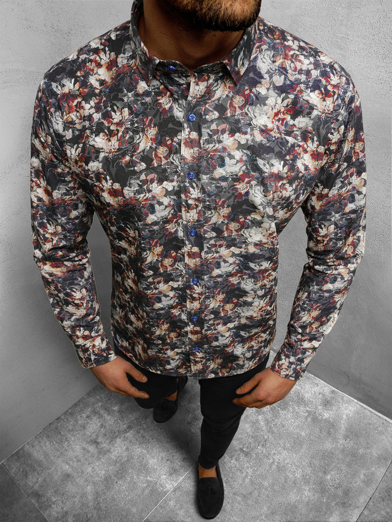 Pánská košile barevná OZONEE O/2522