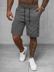 Pánské Kraťasy Grafitové OZONEE JS/8K1505/5