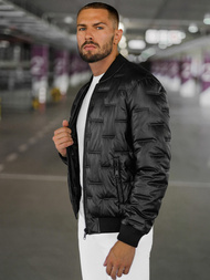 Pánská Bunda Černá OZONEE O/11Z8099Z