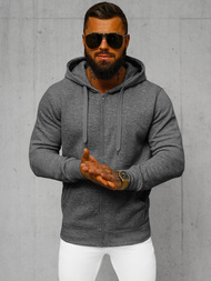 Pánská Mikina Tmavě-Šedá OZONEE JS/2008Z