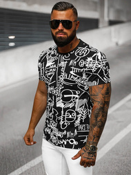 Pánské Tričko Černé OZONEE O/T1269/3