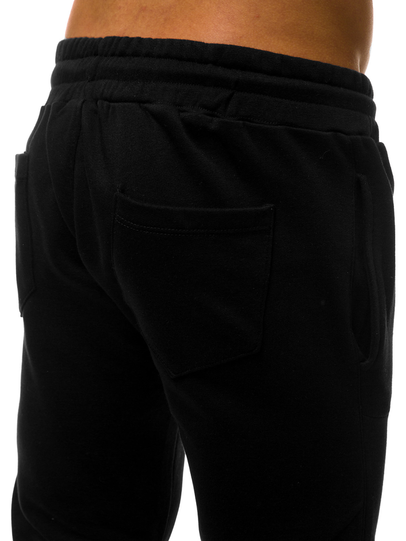 Pánské Tepláky Černobílé G/11129