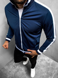 Pánská Mikina Námořnická Modřá OZONEE O/2126Z