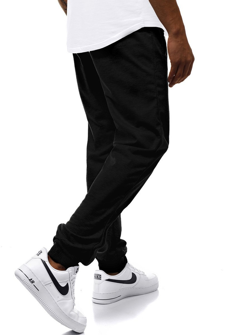 Pánské Tepláky Černé OZONEE JS/HH02