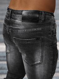 Pánské Džíny Černé OZONEE NB/MP0155N