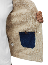 Pánská Džínová Bunda Modrá OZONEE JB/JP1109 