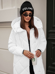 Dámská Bunda Bílá OZONEE JS/5M3173/281Z