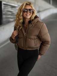 Dámská Bunda Čokoláda OZONEE JS/5M3360/158