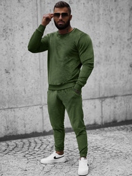 Pánská Tepláková Souprava Khaki OZONEE O/12138