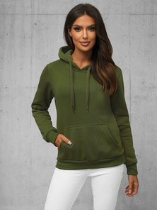 Dámská Mikina Khaki OZONEE JS/W02Z