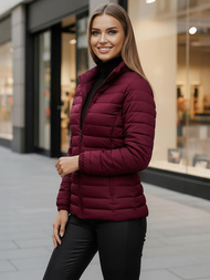 Dámská Bunda Vínová OZONEE JS/16M9103/01Z