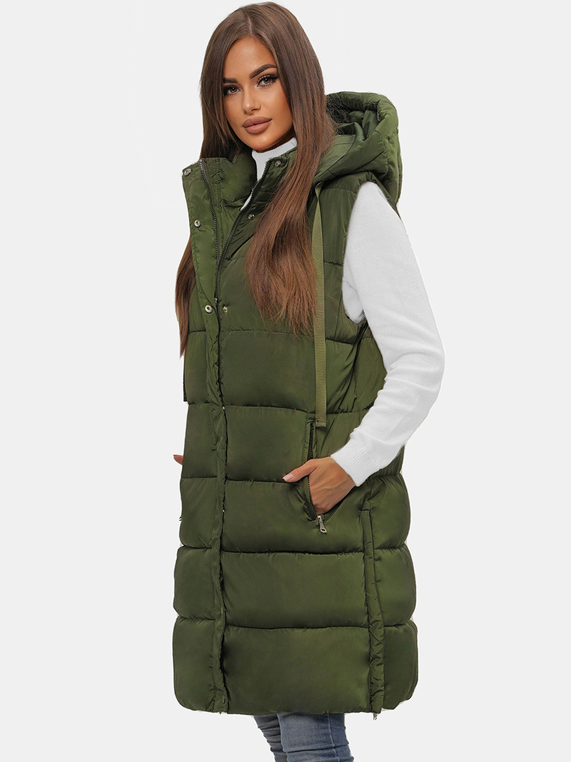 Dámská Vesta Zelená OZONEE O/81276