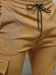 Pánské Chino Kalhoty Camelové OZONEE O/1404SP