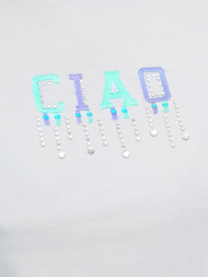 Dámské Tričko Bílo-Mentolový OZONEE JS/RJ77542