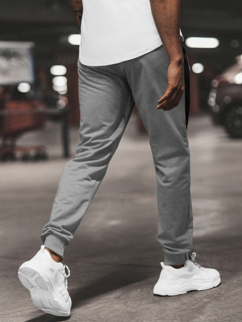 Pánské Tepláky Šedé OZONEE JS/68K10352Z