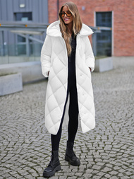 Dámská Bunda Bílá OZONEE JS/5M3173/281Z