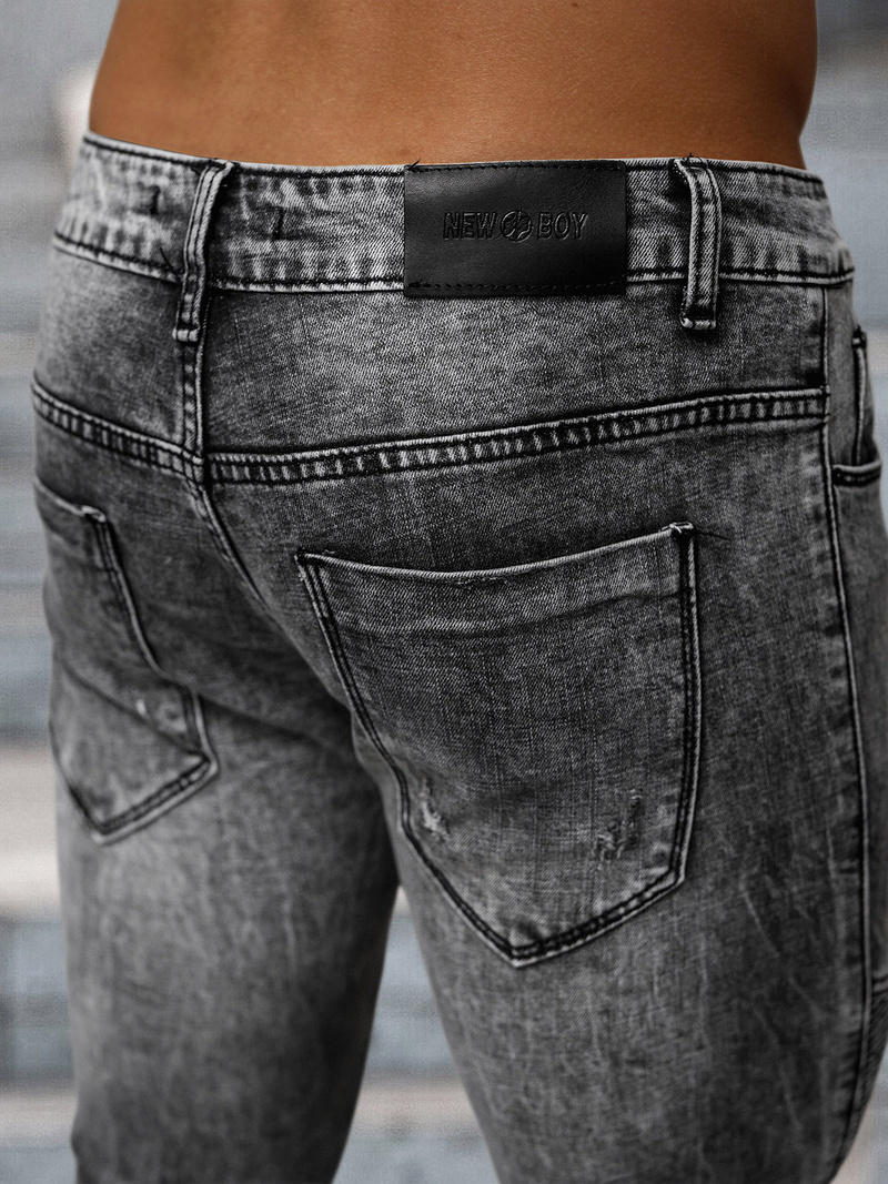 Pánské Džíny Černé OZONEE NB/MP0069N