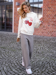 Dámská Mikina Bílá OZONEE JS/8B856/1