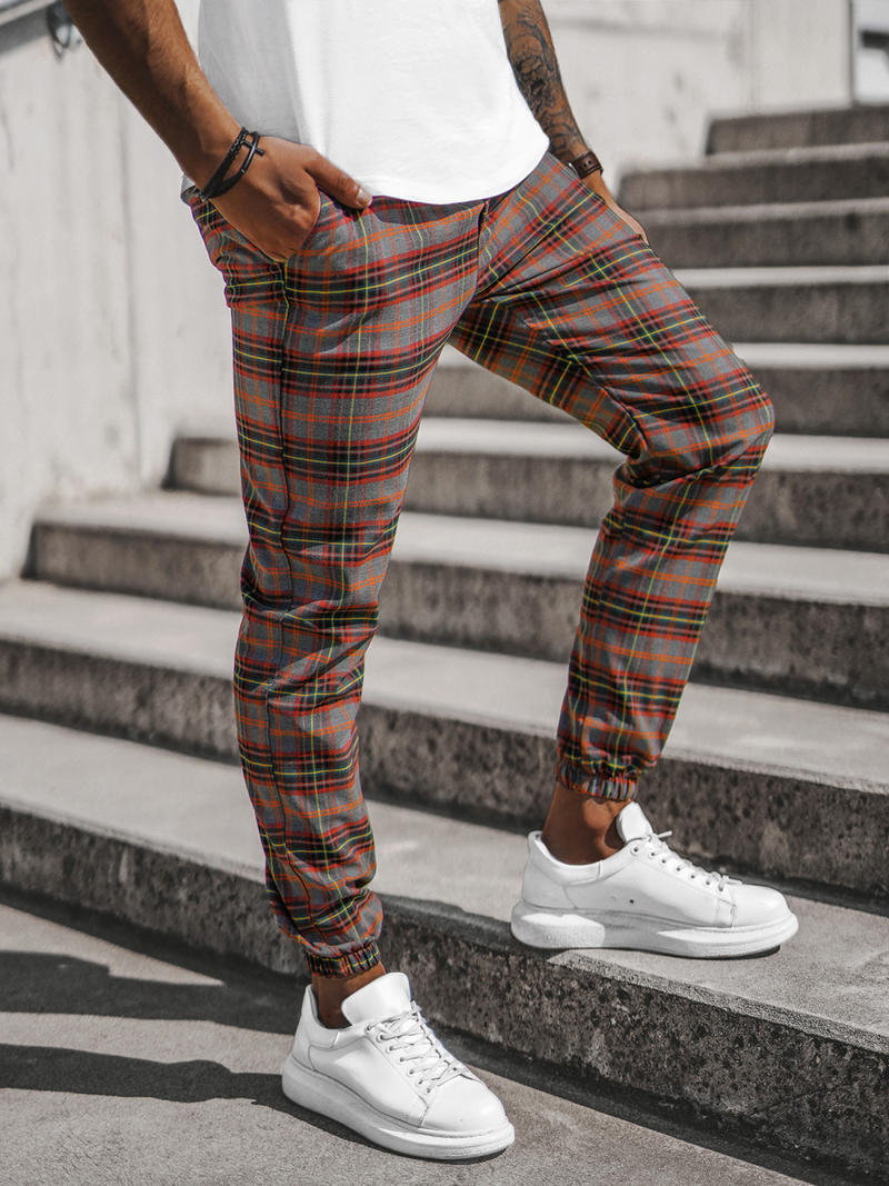 Pánské Chino Kalhoty Barevné OZONEE DJ/2284/22Z