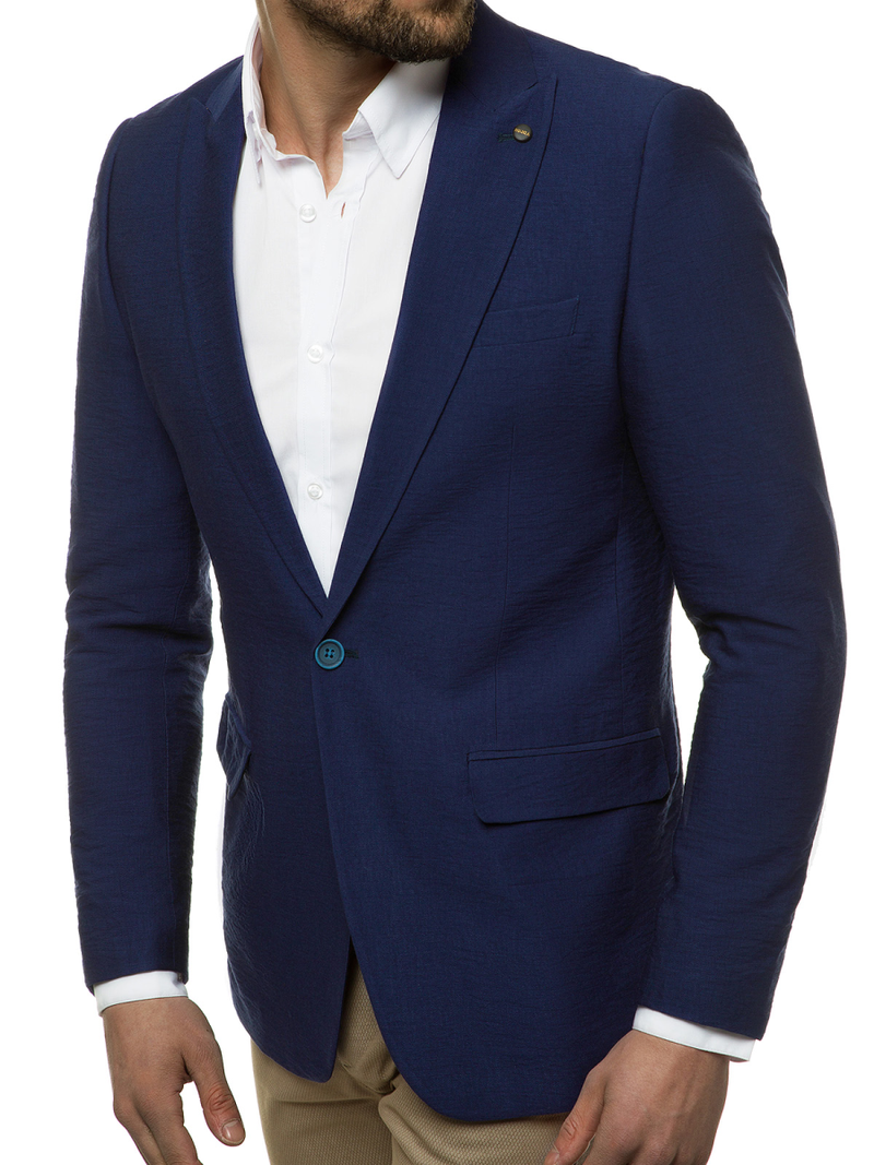 Pánské Sako Námořnická Modřá OZONEE H/878