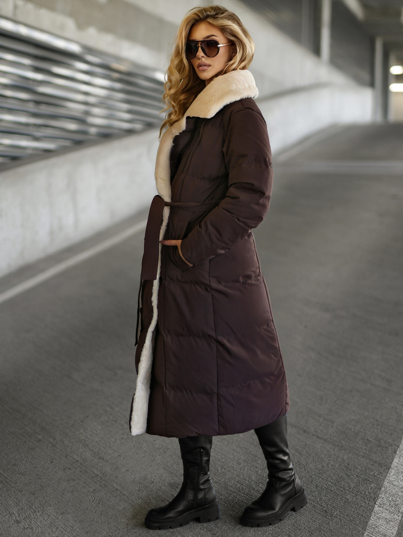 Dámská Bunda Čokoláda OZONEE JS/16M9168/158