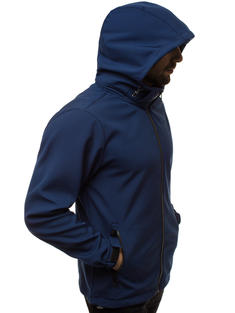 Pánská softshellová Bunda Námořnická Modřá OZONEE JS/56008