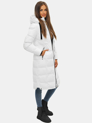Dámská Bunda Bílá OZONEE JS/M736/281Z