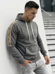 Pánská Mikina Grafitová OZONEE JS/8B1730/5Z