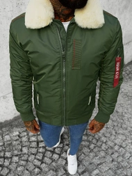 Pánská Bunda Zelená OZONEE O/X1026KZ