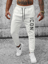 Pánské Tepláky Bílé OZONEE O/D9125