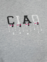 Dámské Tričko Šedé OZONEE JS/RJ77542