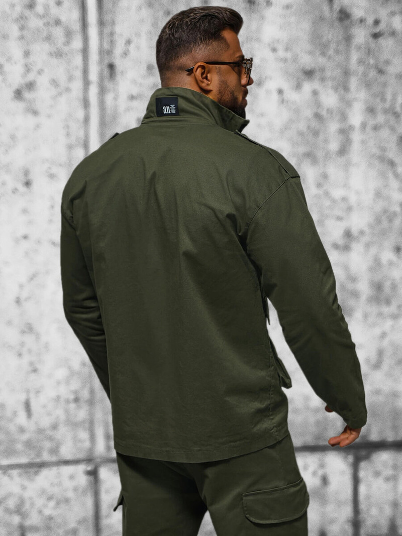 Pánská Bunda Khaki OZONEE O/G3035